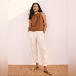 Everlane The Linen High-Neck Tank size 8